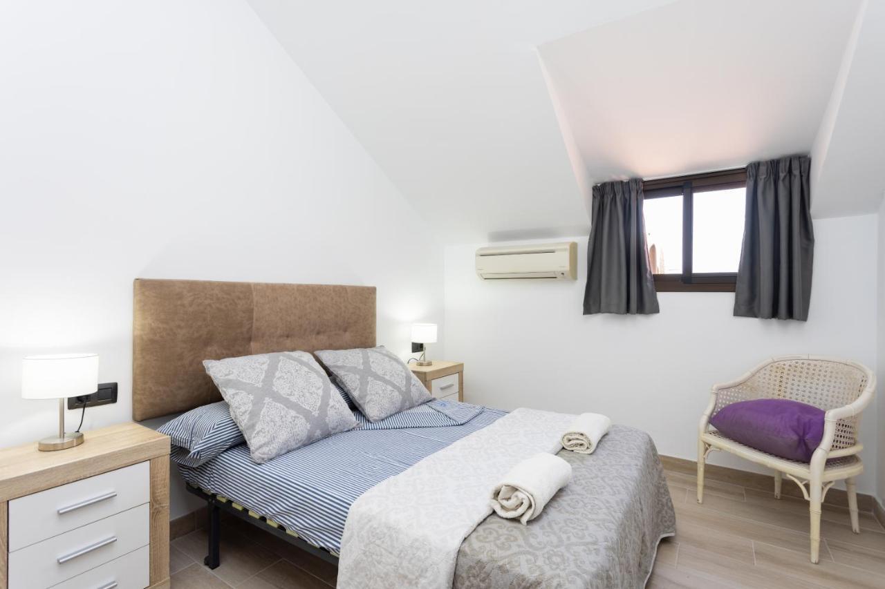 Exclusive Attic Las Vistas 3 With Breathtaking Sea View, Only 100 M To The Sea, Heated Pool, Aircon, Wifi Arona  Exterior foto